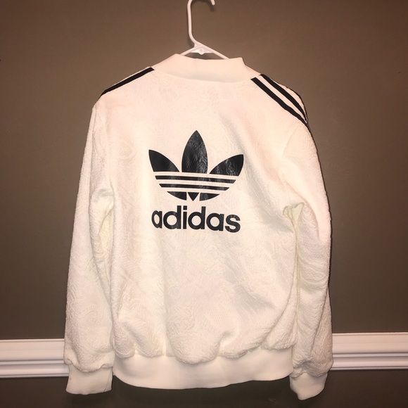Adidas White Lace Bomber (RARE) - Picture 3 of 7